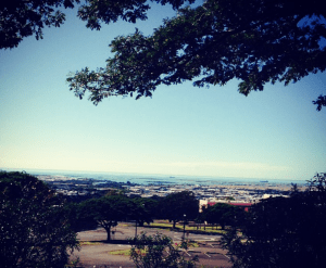 View from the Oceanside of Tripler Army Medical Center