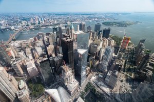 The view from One World Trade Center...overlooking Ground Zero